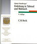 Stemberger, Günter - Einleitung in Talmud und Midrasch.