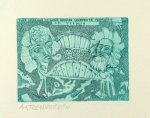 Steenvoorden, Ab. - Twee overzijden die elkaar vroeger schenen te vermijden. Exlibris G.A. Verduin. Steenvoorden, Ab. - Twee overzijden die elkaar vroeger schenen te vermijden. Exlibris G.A. Verduin.