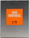 Deleu Jozef, Niessen Frits - Ons erfdeel Algemeen Nederlands tweemaandelijks cultureel tijdschrift 18e jaargang 1975 no 1