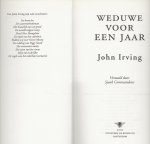 Irving,John Winslow uit 1942 .. Vertaald door Sjaak Commandeur - Weduwe voor een Jaar