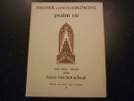 Schaaf; Haite van der - Psalm 130; Muziek voor de Eredienst