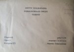 Vogelesang, Hetty - Prikkeldraad delen vriend. 7 gedichten van Hetty Vogelesang Vogelesang, Hetty - Prikkeldraad delen vriend. 7 gedichten van Hetty Vogelesang