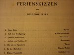 Leers; Waldemar - Ferienskizzen - Akkordeon I (Solo)