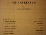 Leers; Waldemar - Ferienskizzen - Akkordeon I (Solo)