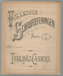 Laarschot, F. van de - volledige schrijfoefeningen - Teulings-cahiers, serie 1