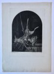 Jacob Cornelis Gaal (1796-1866) after Pieter Gaal (1769-1819) - [Antique print, etching] Still life with game, published 1857, 1 p.