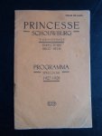Programmaboekje - Speeljaar 1927-1928, Princesse Schouwburg, ’s-Gravenhage, Directeur Hugo Helm