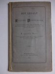 Baan, J. van der. - Het legaat van Agatha Porrenaar. Geschiedkundige bijdrage voor de diaconien der Hervormde Gemeenten, zoowel vroeger als thans tot Zeeland behoorende.
