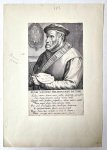 Hondius, Hendick I (1573-ca. 1649) - [Antique print, etching and engraving, 1610] [21] Lucae Gasselo Helmontano Pictori (Pictorum aliquot celebrium, præcipué Germaniæ Inferioris, effigies; series title), 1 p.