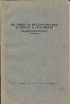 van), Hendrik Otto Raimond Tuyll van Serooskerken (baron - De strijd om het ding an sich in eenige na-Kantische beschouwingen