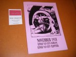 Brouwer, Sjoerd (samenstelling) - November 1918 [Studium Generale Reeks 9409]. Einde van een oorlog, einde van een tijdperk