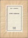 Willy Koninckx - Lettre Nordique