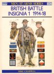 Chappell, Mike - British Battle Insigna 1, 1914-18, Men-At-Arms Series 182, 48 pag. paperback, gave staat