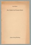 Karl Rahner - Der Glaube des Priesters heute