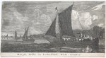 Nooms, Reinier (1623/1624-1664) - Zeeman - Haegse Delftse en Rooterdamse Nacht-Schuÿten [set title: Various ships and views of Amsterdam].