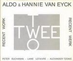 EYK, ALDO VAN. ; BUCHANAN, PETER, ET AL. - Aldo & Hannie van Eyck, Recent work / Recent werk.