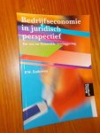 ENTHOVEN, P.W., - Bedrijfseconomie in juridisch perspectief. De wet en financiele verslaggeving.