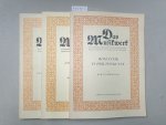 Fellerer, Karl Gustav (Hrsg.): - Das Musikwerk : Konvolut 3 Bände : Romantik in der Tonkunst / Die Programmmusik / Die Sinfonie :