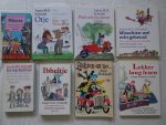 Schmidt, Annie M.G. & Fiep Westendorp. - Pluk redt de dieren/ Otje/ Lekker lang lezen. Vrolijke verhalen voor thuis/ Misschien wel echt gebeurd. De 43 sprookjes en verhalen/ Heksen en zo. Sprookjes/ Minoes/ Een visje bij de thee. Drieëntwintig verhalen en achtenzestig versjes uit een... Schmidt, Annie M.G. & Fiep Westendorp. - Pluk redt de dieren/ Otje/ Lekker lang lezen. Vrolijke verhalen voor thuis/ Misschien wel echt gebeurd. De 43 sprookjes en verhalen/ Heksen en zo. Sprookjes/ Minoes/ Een visje bij de thee. Drieëntwintig verhalen en achtenzestig versjes uit een...