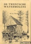 Kuile, Mr. G.J. ter - De twentsche Watermolens
