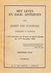 Doesburg, Gerrit van - Het leven en zalig afsterven Doesburg, Gerrit van - Het leven en zalig afsterven