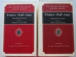 Zeldin, T. - France 1848-1945. Volume I & II. First edition