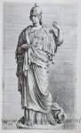 Perrier, François (1594-1649) - [Antique print, etching/ets, Rome] Minerva ['Segmenta nobilium signorum et statuarum.'], published 1638.