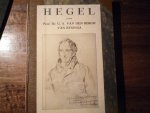 Van den Bergh van Eysinga, Prof Dr G.A. - Hegel