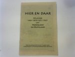 Koopmans, Jan Mark - Hier en Daar. Atlassen van 1850 tot 1945. (tentoonstelling-catalogus)