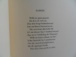 Pypers, Pieter. - T`Dorp Baere. - Zes gedichten over Baarn en omstreken uit 'Eemlandsch Tempe' van Pieter Pypers. [ Eén van de XX Romeins gen. = XIII.] [ Uniek exemplaar gemaakt voor Herber Blokland met speciaal voor hem gedrukt gedicht in de sfeer van Pypers].