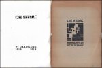 Theo Van Doesburg - Stijl, Maandblad gewijd aan de moderne beeldende vakken en kultuur. 2e Jaargang, Nummer 12