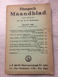 Redactie W.M. Westerman - Haagsch maandblad , Maart 1938, vijftiende jaargang No.3