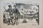 Braakensiek, Johan (1858-1940) - [Original lithograph/lithografie by Johan Braakensiek] Chamberlain (Robert) en John Bull (Bertram) bij het Creta-conflict, 14 Maart 1897, 1 pp.