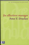 P.F. Drucker - De effectieve manager