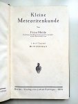 Heide, Fritz - Kleine Meteoritenkunde (DUITSTALIG)