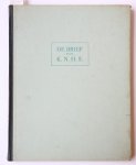 [YMUIDEN, HOOGOVENS, SMEENK] - “De brief bij de K.N.H.S.” gedrukt boek aangeboden aan mejuffrouw H.B.P.J. Smeenk bij haar vertrek op 30-9-1941 door directie en personeel van de Kon. Ned. Hoogovens en Staalfabrieken te Ymuiden. Gedrukt in 7 exemplaren. (Dit is nr. 4.) Gebonden.