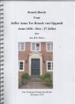 drs R N Ferro - Koock Boeck boek juffer Anna ter Braeck  van Opgandt Anno 1656  den 27 julius een Gronings-Emdens kookboek Een zeventiende-eeuws kookboek uit Oost-Friesland