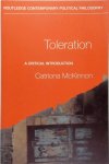 Catriona McKinnon - Toleration A Critical Introduction