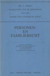 Asser, C. - Handleiding tot de beoefening van het Nedelands burgerlijk recht: Personen en familierecht. Bewerkt door J. de Ruiter & J.K. Moltmaker