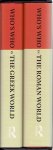 HAZEL, John - Who's Who in the Classical World -Two-volume set - Who's Who in the Greek World & Who's Who in the Roman World.