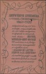 DE LATTIN, Amand. - ANTWERPSE MUZIEK - EPHEMERA. 1860 - 1920.