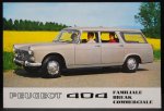 CAR ADVERTISING BROCHURE - Peugeot 404 Familale, Break, Commerciale ( German language )