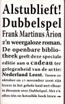 Arion, FM - Dubbelspel