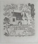 Severin, Mark. - Exlibris voor J. & M. Delwart. Severin, Mark. - Exlibris voor J. & M. Delwart.