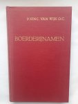 van Wijk - Boerderijnamen van Wijk - Boerderijnamen