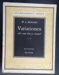 Heinrichshofen Edition 868 - W. A. Mozart    Variationen -"Ah! Vous dirai-je, maman"    K.V. 265    Klavier