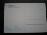  - Kaart Lufthansa Boeing 707 intercontinetal Jet