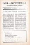 K.L. Poll (redactie) - Hollands Weekblad, derde jaargang, nummer 116, 2 augustus 1961