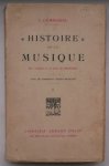 GOMBARIEU, J., - Histoire de la musique. Volume 1. Des origines a la mort de Beethoven.