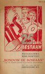  - Rondom de Bosbaan -Programma Jubileumfeest Nederlandse Culturele Sportbond